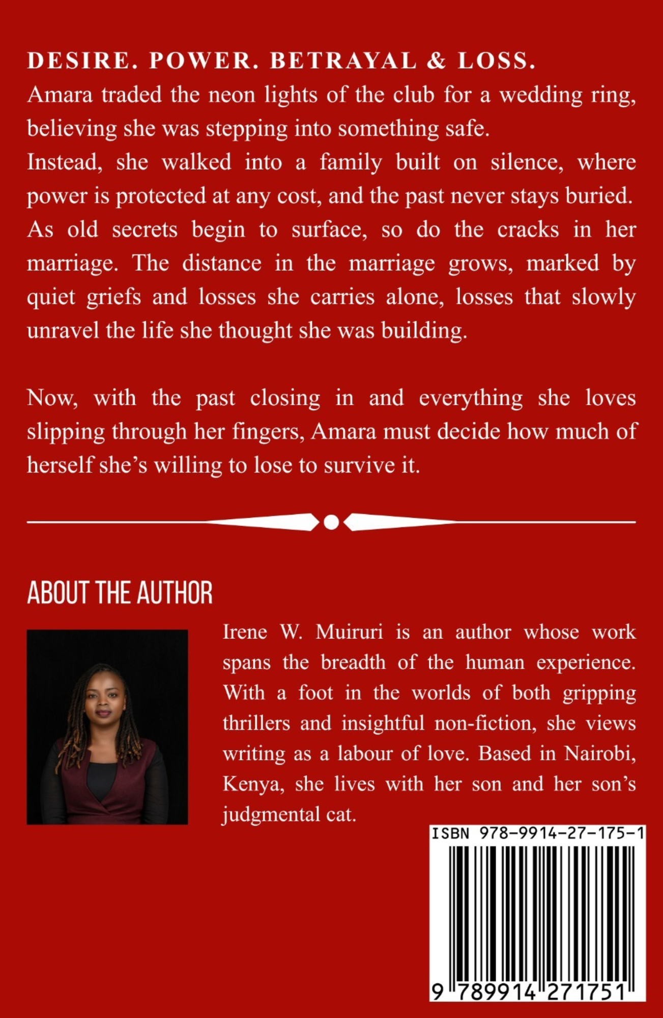 Book cover for 'Love Will Not Be Enough' by Irene W. Muiruri